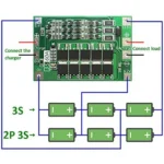 BMS 3S 11.1V 60A 18650 Lithium Battery Overcharge And Over-current Protection board-Good Quality (Balance)