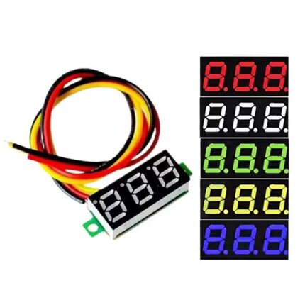 Three-wire DC0-100V DC digital voltmeter head LED
