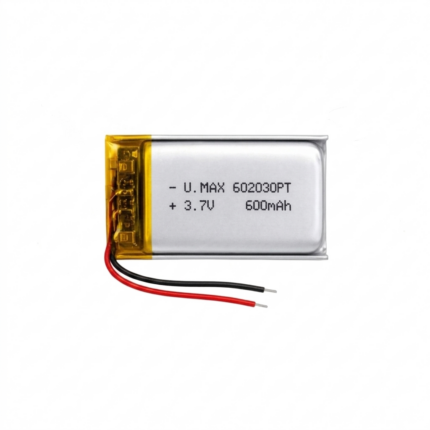 Lipo Battery Cell 602030 3.7V 600mAh