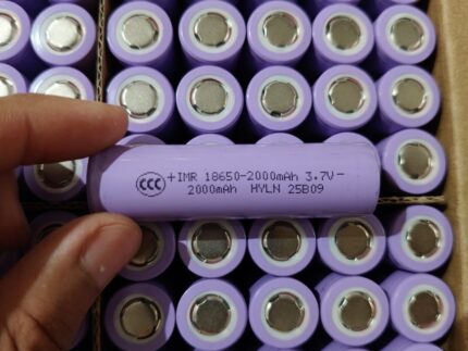 BTW INR18650-26EC 18650 Li-ion Battery 3.7V 7.4Wh 2000mAh – Flat Top (Single Cell)